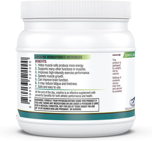 KAPPA NUTRITION Creatine Monohydrate Micronized 2.5g - 240 Servings