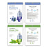 10 Pcs Combo Vital Ampoule Sheet Mask, Korean Facial Skincare Sheet for Moisturization, Wrinkle Care, Brightening