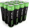 Solar Lights Batteries AA 1600mAh High Capacity 1.2V Ni-MH Rechargeable for Outdoor Solar Lights