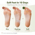 Purederm Shiny & Soft Foot Peeling Mask (3 pack) for Smooth Baby Skin, Exfoliating Calluses