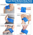 Atsuwell Microwave Heating Pad for Pain Relief, Moist Heat Pack for Cramps, Neck, Shoulders, Back Pain (Blue)