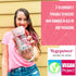 Biotin 10000mcg Hair Growth Gummies - Vegan Supplement for Healthy Hair, Skin, Nails