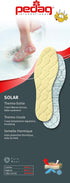 pedag Kids Solar Insulating Insoles, Made in Germany, Thermic Reflective Aluminum Sole, Little Kid 12/13 EU 30/31