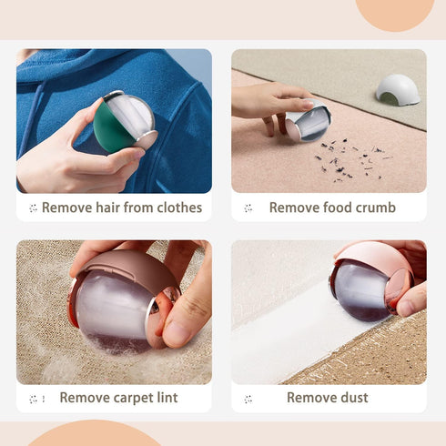 Reusable Lint Roller for Pet Hair, Washable Lint Remover for Clothes, Portable Pet Hair Remover for Travel Household