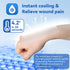 Dimora Hydrogel Burn Dressing 4" x 4" - Instant Cooling Relief for Minor Burns & Wounds, Soothing Moist Burn Pads for
