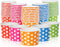 MATICAN Paper Ice Cream Cups, 50-Count 9-Oz Disposable Dessert Bowls for Hot or Cold Food, Polka Dots