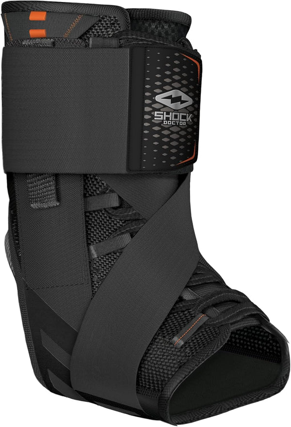 Shock Doctor Adult Ultra Wrap Lace Ankle Brace, Maximum Support, Adjustable Compression