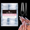 UNA GELLA XXL Coffin Nails Tips, Full Cover 216pcs Extra Long Clear Coffin Ballerina Nail Tips for DIY Art Salon