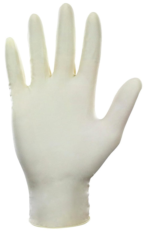 SAS Dyna Grip Powder-Free Premium Latex Disposable Gloves, 7 Mil - XL - 100 Count for Automotive Industrial Janitorial