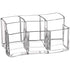 Tbestmax 6 Slot Acrylic Makeup Brushes Holder, Clear Cosmetics Storage Organizer, Eyebrow Pen Container