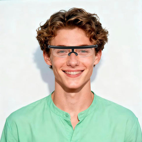 Ouolipraa 0D 400D Flex Focal Adjustable Glasses Dial Vision Reading Glasses Zoom Eyeglasses for Men Women One Power