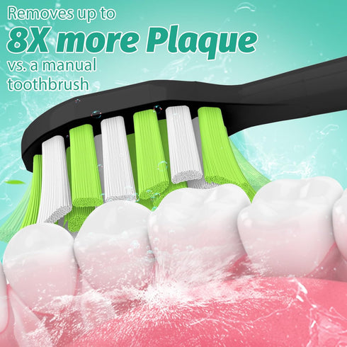 Aoremon Replacement Heads for Philips Sonicare DiamondClean, 2 Series, 3 Series, ProtectiveClean, FlexCare, 6 Count,