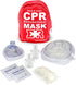 Adult and Infant CPR Mask Combo Kit – Includes 2 CPR Masks with One-Way Valves, Vinyl Gloves, Alcohol Prep Pads