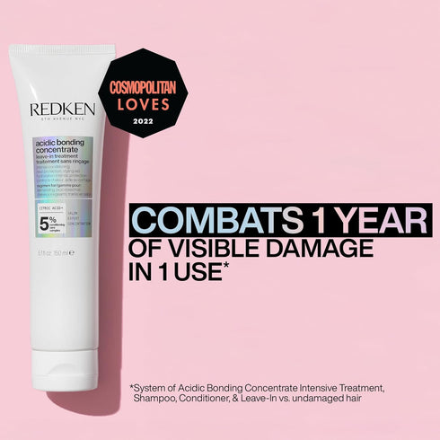 Redken Acidic Bonding Concentrate Leave In Conditioner for Damaged Hair - Hair Repair Treatment