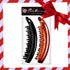 RC ROCHE ORNAMENT 2 Pcs Women's Premium Hair Plastic Banana Classic Clincher, Large Black and Brown
