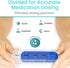 Vive Stackable Pill Organizer Tower with Pill Cutter for Vitamins, 7 Days 4 Times a Day