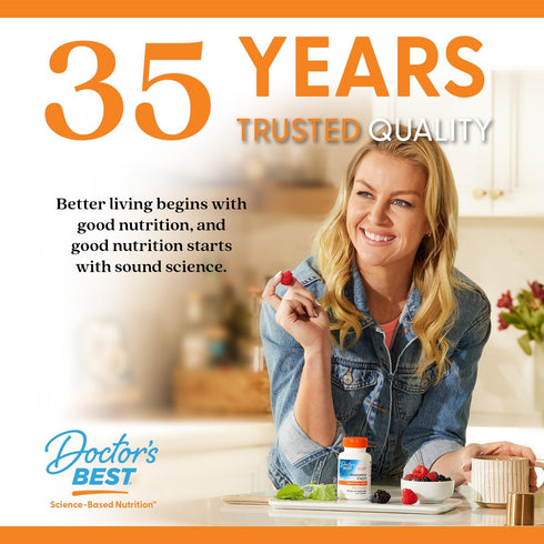 Immune 250G, 8.8 Doctor's Best Vitamin C Powder with Q-C, Healthy System, Brain, Eyes, Heart and Circulation, Joints
