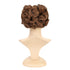 SWACC Short Messy Curly Dish Hair Bun Extension Easy Stretch Hair Combs Clip in Ponytail Extension Scrunchie Chignon