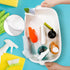 TOPZEA 2 Pack Cleaning Supplies Caddy - Large Plastic Organizer Bucket with Handle for Housekeeping, Bathroom, Kitchen