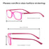 Readerest Blue Light Blocking Reading Glasses, Pink, 3.25 Magnification, Antiglare, UV Protection for Men and Women