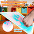 Kids:1 12x12 Inch Sensory Tiles Floor Mats for Piece Liquid Active Color-Changing Pads with Anti-Slip Base Leakproof