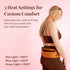 XS-3XL Pixie USB-Powered Heating Pad for Period Cramps Wearable Menstrual Heat Belt for Back & Abdominal Pain Portable