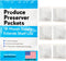 6-Pack of FreshFlow Equivalent to P1KC6R1 / W10346771A Compatible Replacement Produce Preserver Packets by Impresa