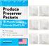 6-Pack of FreshFlow Equivalent to P1KC6R1 / W10346771A Compatible Replacement Produce Preserver Packets by Impresa