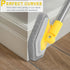 Lalafancy Baseboard Cleaner Tool with Long Handle, 3 Reusable Brush Pads, 52’’ Shower Wall Scrubber for Bathroom