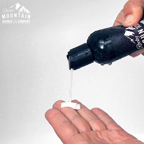 Rocky Mountain Barber Company Men's Conditioner - Tea Tree Oil, Peppermint & Eucalyptus, 8oz for All Hair Types