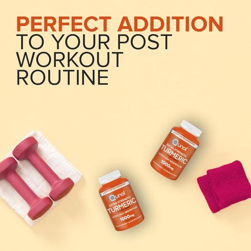 Qunol Turmeric Curcumin Supplement, 1000mg Turmeric with Ultra High Absorption, Joint Support, Extra Strength, 150