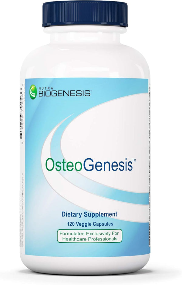 Nutra BioGenesis Osteogenesis - Calcium, Magnesium, Vitamin D & K for Bone Strength, 120 Capsules