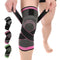 Knee Compression Sleeve with Strap | High Stretch Knee Support for Women Men | Knee Braces for Pain Relief