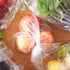Food Storage Roll Bags, Disposable Plastic Bags, Mini Plastic Bags, 200 PCS Medium Roll Plastic Bags (9.84 x 13.7 inch)
