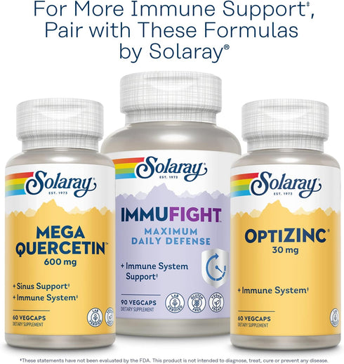 SOLARAY Chewable Vitamin C 500 mg, Natural Cherry Flavor, Immune Support Supplement