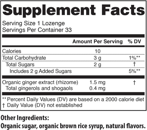 USDA Organic Sweet Blackberry Ginger Drops