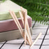 Whaline 400 Pieces Small Wax Sticks, Wood Spatulas Applicator Craft Sticks for Hair Eyebrow Removal