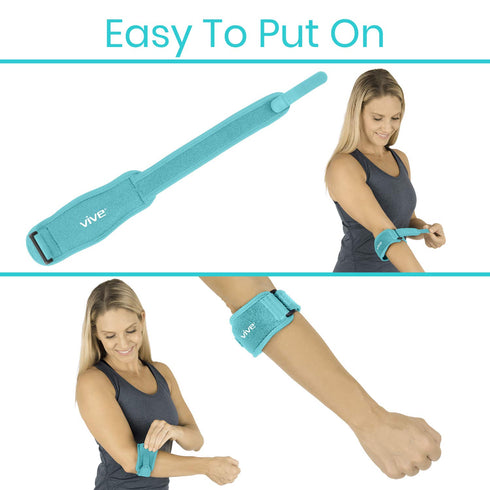 Vive Tennis Elbow Brace for Men & Women, 2 Pack for Tendonitis, Golfers Elbow, Pain Relief
