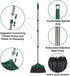 Heavy Duty Broom: Indoor Outdoor Commercial Broom with 50 inches Long Handle, Perfect for Home, Kitchen, Office, Black