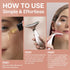 Lily Neck Face Massager, 3-in-1 Skin Rejuvenation Beauty Massager, Lifting and Tightening Tool, Rose Gold