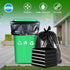 Uieogio 45-50 50 Count 39x46 Inches,100 cm 120 cm Gallon Heavy Duty Trash Bags with Extra Thick, Leak-Proof Contractor