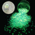 PrettyG 6 Boxes Set Luminous Nail Art Glitter, Glow in The Dark 3D Sparky Moon Butterfly Flower Stickers for DIY Craft