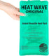 Packs (59)- 1-Pack HEAT WAVE Instant Heat Medium Medical Grade Reusable Green Fast and HOT - Made in USA for Muscle