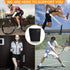 Thigh Support Brace, Hamstring Wrap Compression Sleeve with Anti-Slip Strip for Injury Rehab, Black