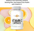 Vitamin C Capsules | Pure, Corn & GMO-Free | 1000 mg Vitamin C Per Capsule | 200 Capsules.