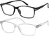 Success Eyewear Computer Glasses - 2 Pack Anti Glare Reflection Classic Reading Glasses for Men and Women