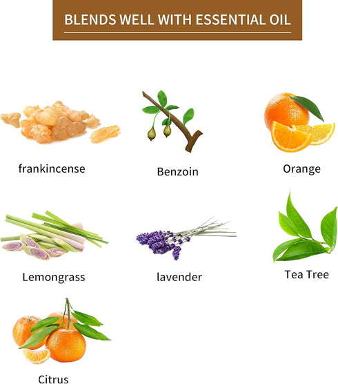 Sedbuwza Vanilla Essential Oil - 100% Pure Organic Vanilla Aromatherapy Gift Oil for Diffuser, Humidifier, Soap