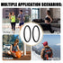 Lyreh 6pcs Knee Patellar Tendon Support Straps, Silicone Patellar Tendon Straps for Running Hiking Basketball Men Women