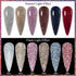 MIZHSE Reflective Glitter Gel Nail Polish - Shimmery Gel Polish Set 10ml for Nail Art Varnish DIY at Home