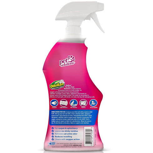 OdoBan Pet Solutions Neutral pH Floor Cleaner Concentrate, 1 Gallon & Oxy Stain Remover 32 Ounce Spray